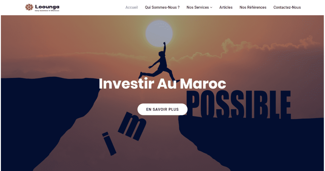creation site web Marrakech loounga
