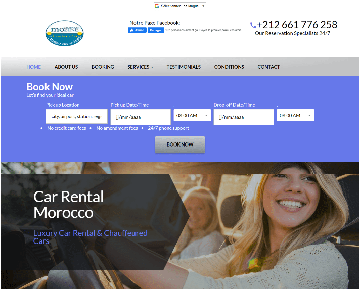 Car Rental Morocco Site Web Marrakech