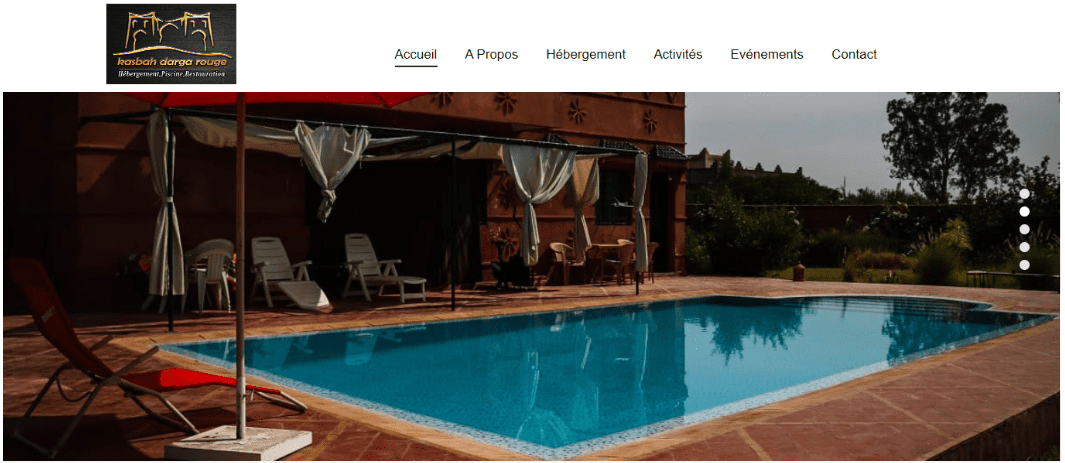 kasbah Darga Rouge Site Web Marrakech