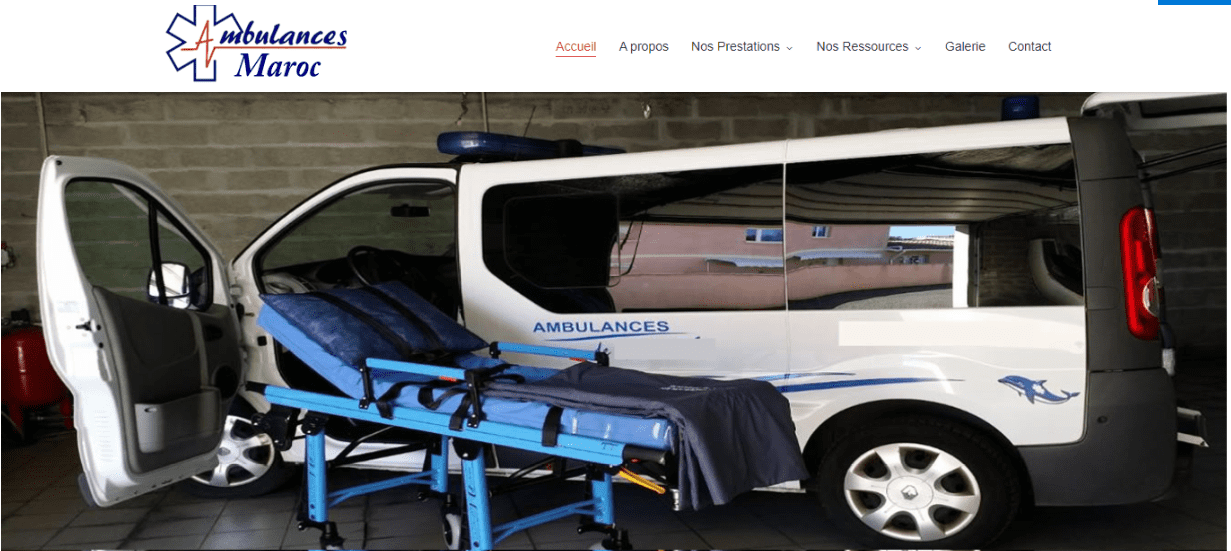 Ambulances Maroc Site Web Marrakech