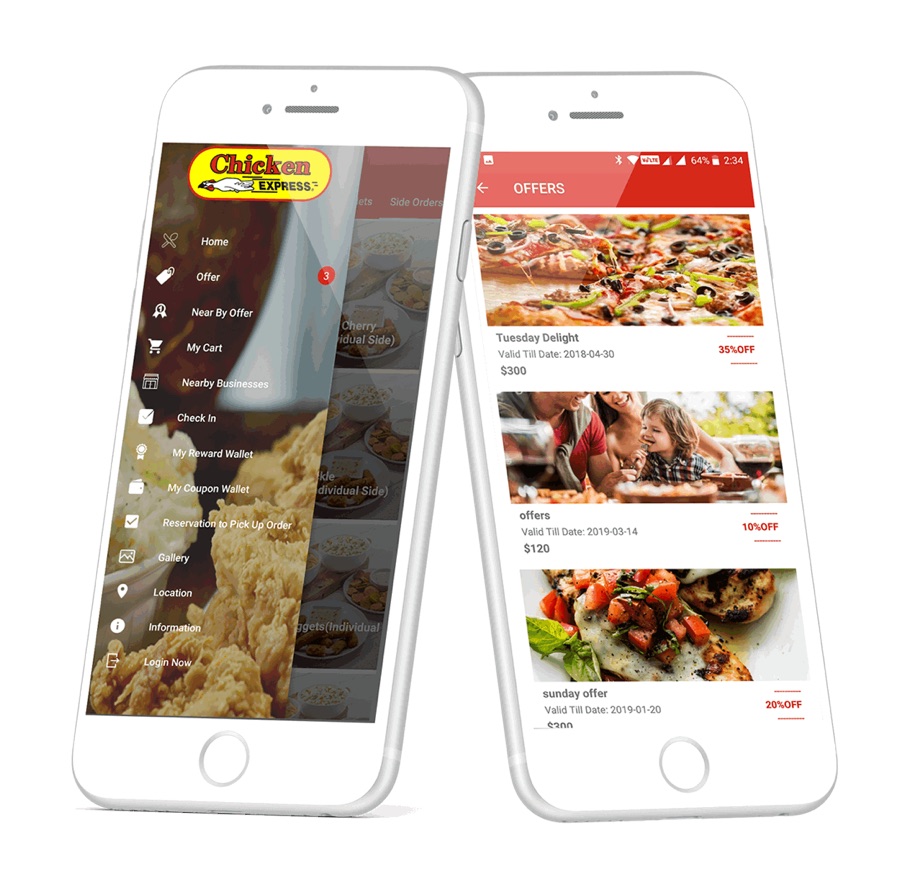 Réalisation digitale Marrakech - Chicken Express