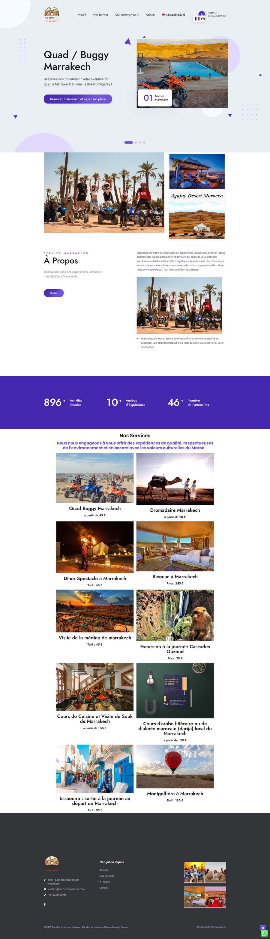 Réalisation site web Marrakech - Service Marrakech